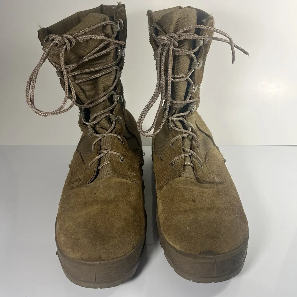 McRae Mens Military boots Sz 5.5 W Desert Hot Weather combat desert‎ tan 245 90